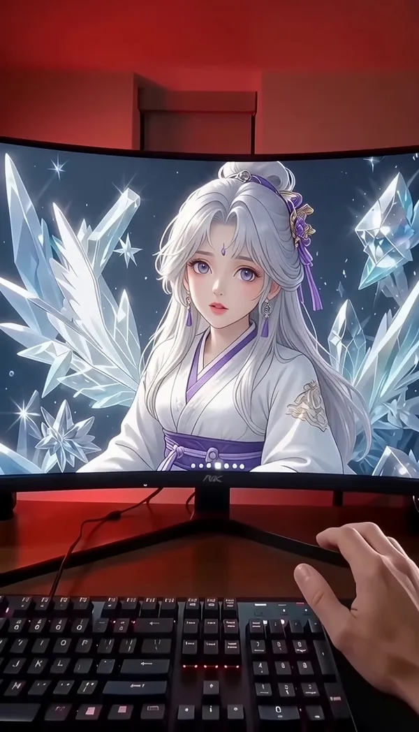 破二次元壁啦！我的女神来到了现实~ - 主图（AI艺术作品）