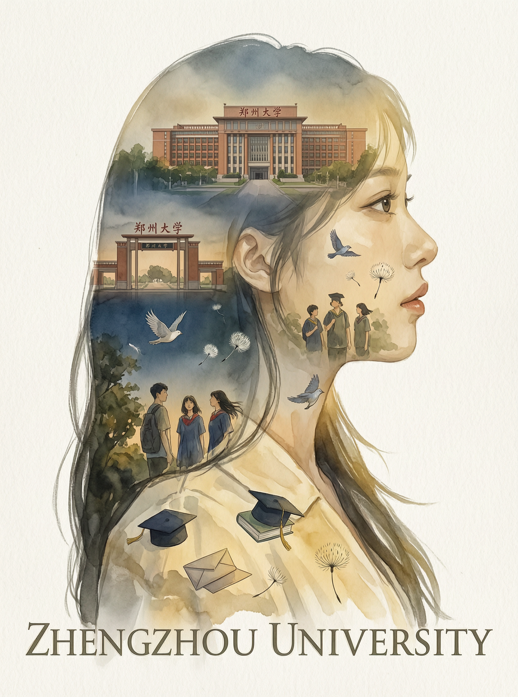 夯爆了的毕业海报一键生成 - 作品图1