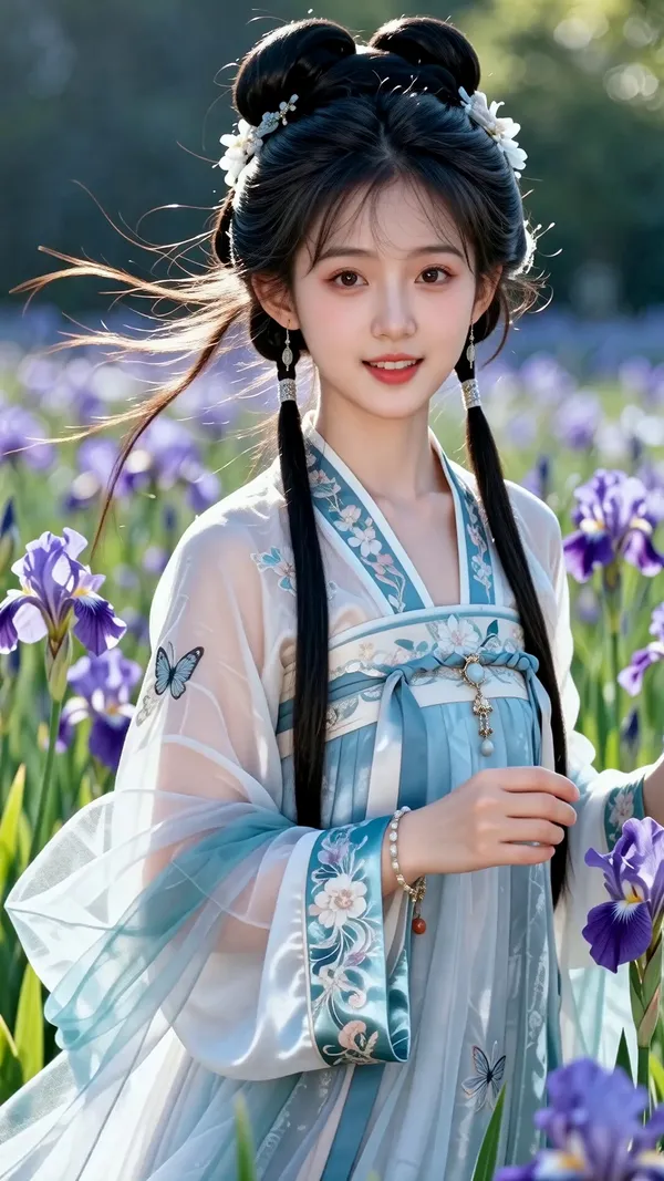🔥热门手势舞｜《一抹春妆赴春光》 - 主图（AI艺术作品）