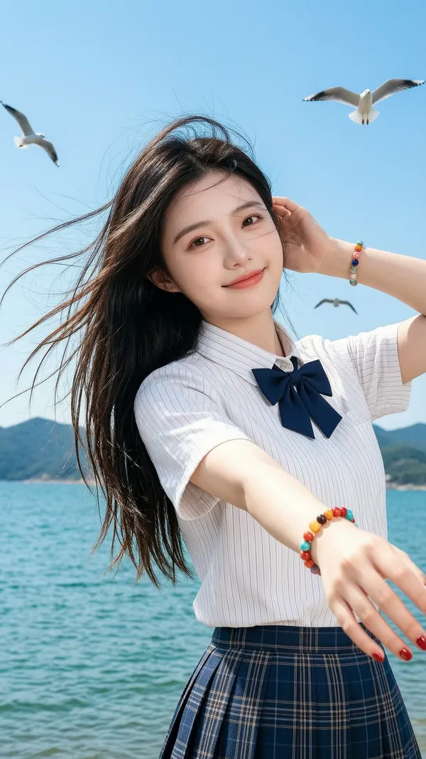 唯美海边写真「导入照片得同款」 - C作品