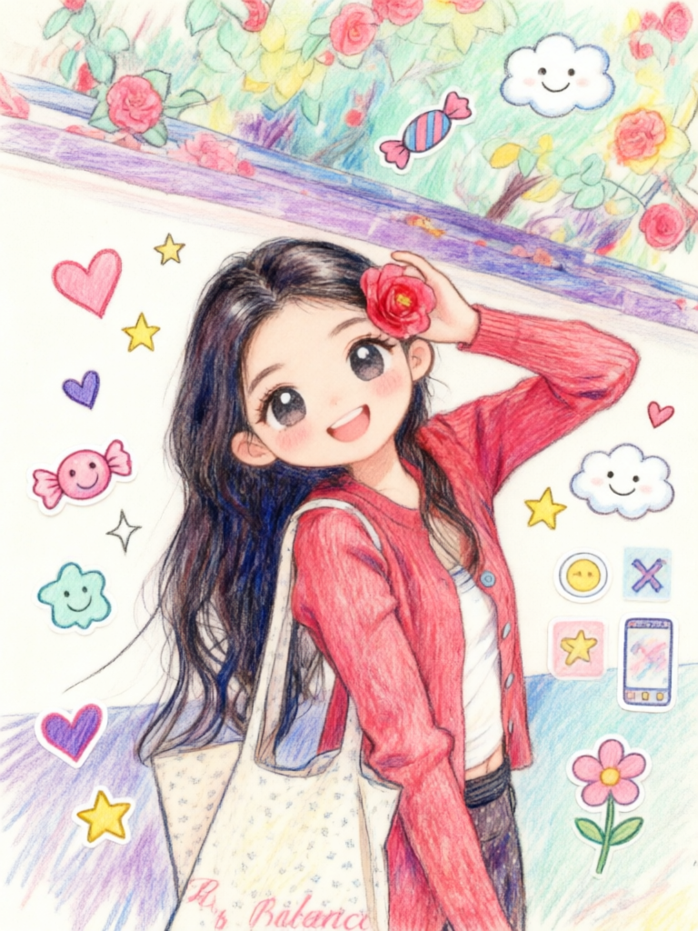 Q版蜡笔涂鸦风 - 作品图1