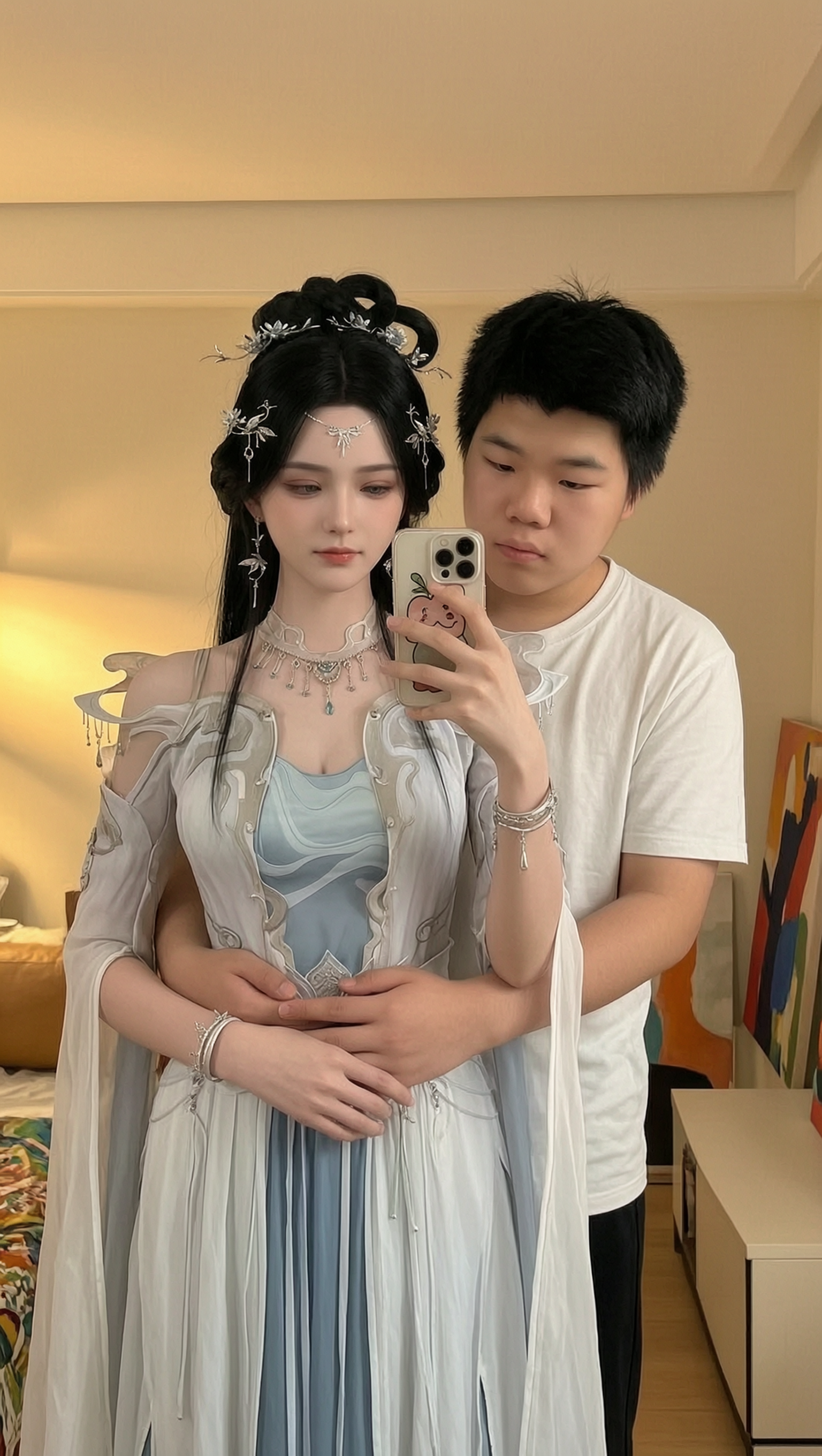 情侣居家对镜拍✨️做同款 - 作品图1
