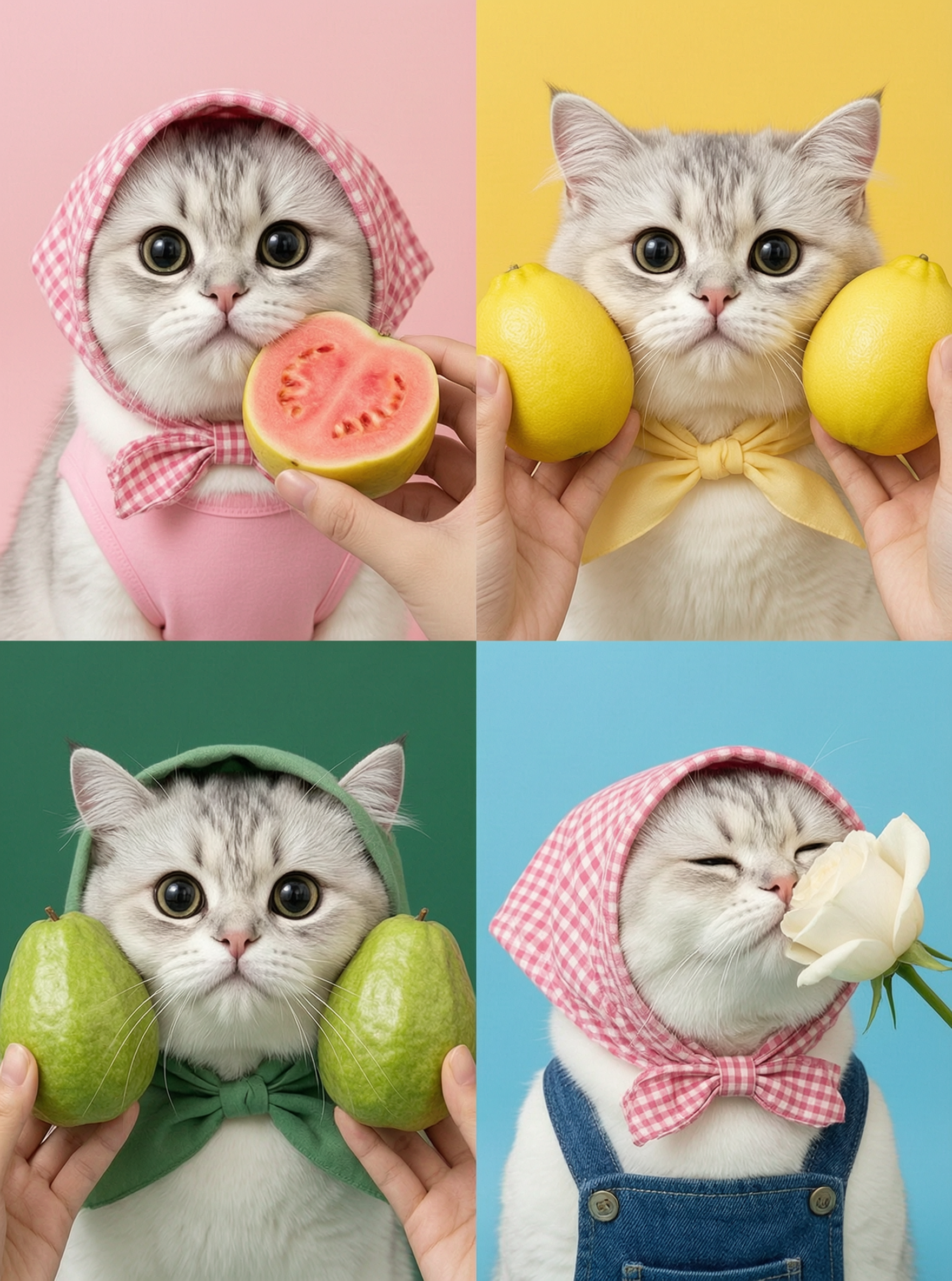 清新果蔬萌宠分镜写真/替换照片拍同款 - 作品图1