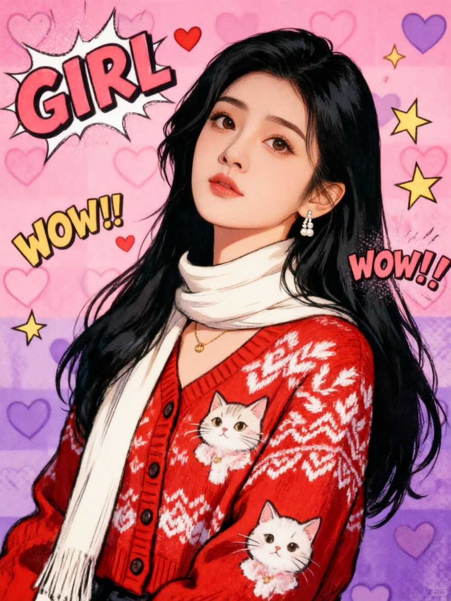 元气少女｜替换照片即可 - 作品图1