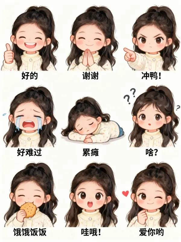 Q版卡通表情包｜上传照片get同款 - C作品