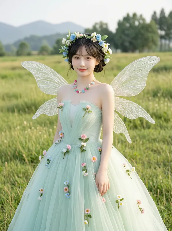 森系花仙灵动仙美写真|上传女生照片得同款 - 主图(AI艺术作品)