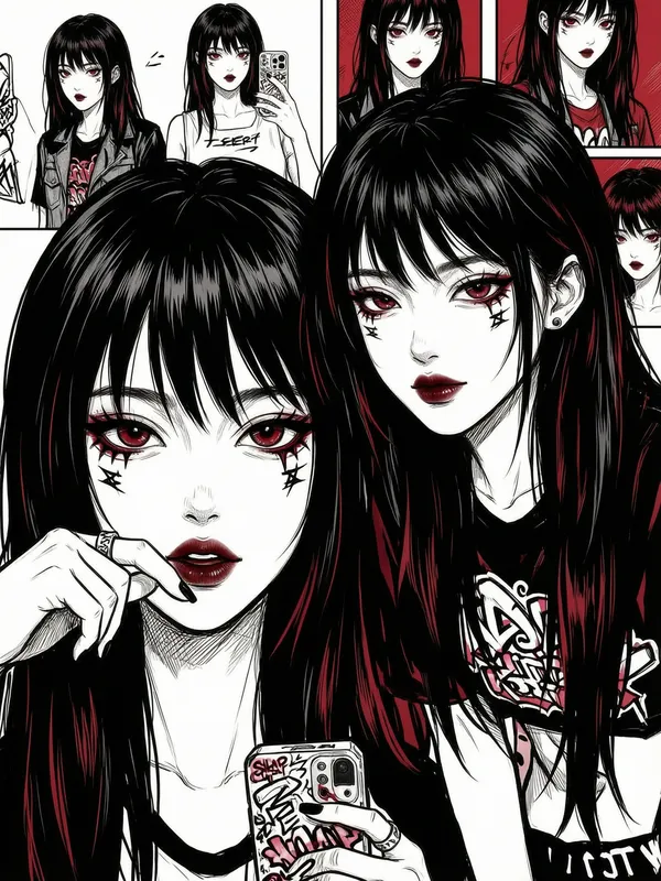 我的二次元合照丨街头漫画的锐色碰撞丨传图做同款 - C作品