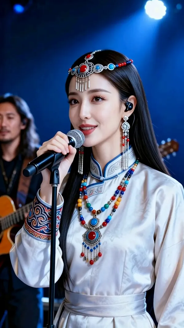 对口型《山歌追上云朵》 - 主图(AI艺术作品)