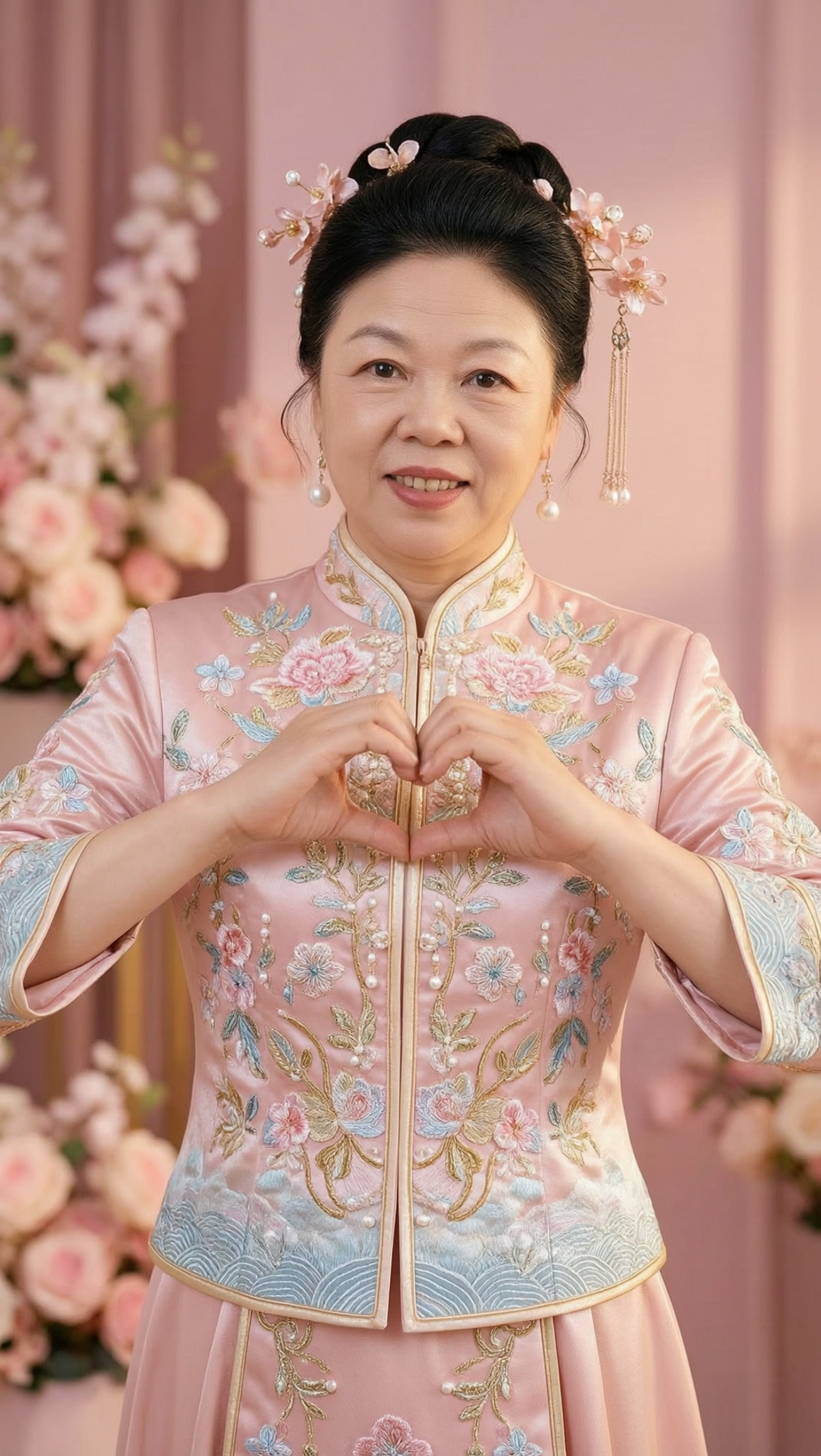 中式秀禾婚纱写真|上传女生照片做同款 - 作品图1