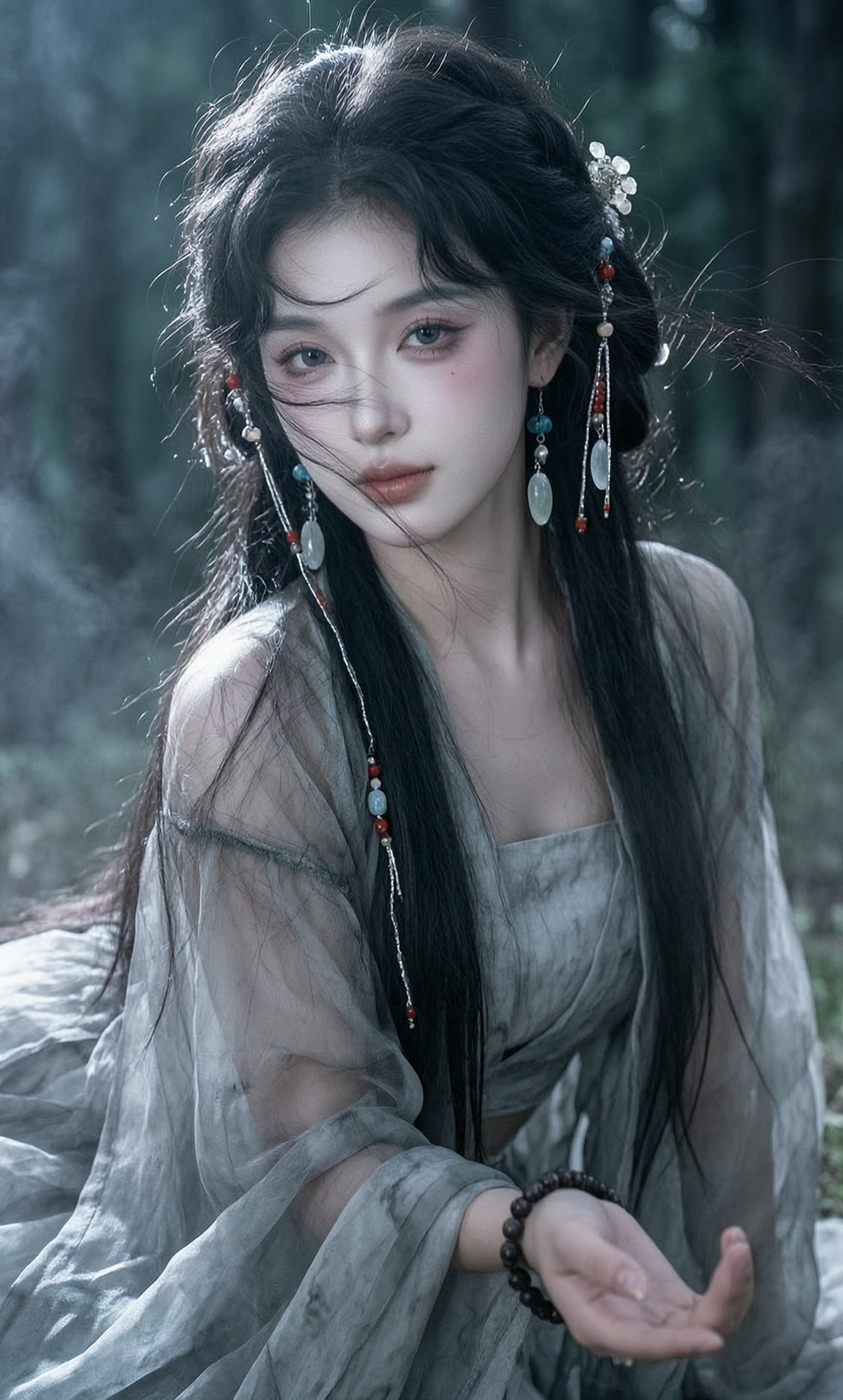 清冷破碎感古风写真 | 替换照片一键get同款 - 作品图1