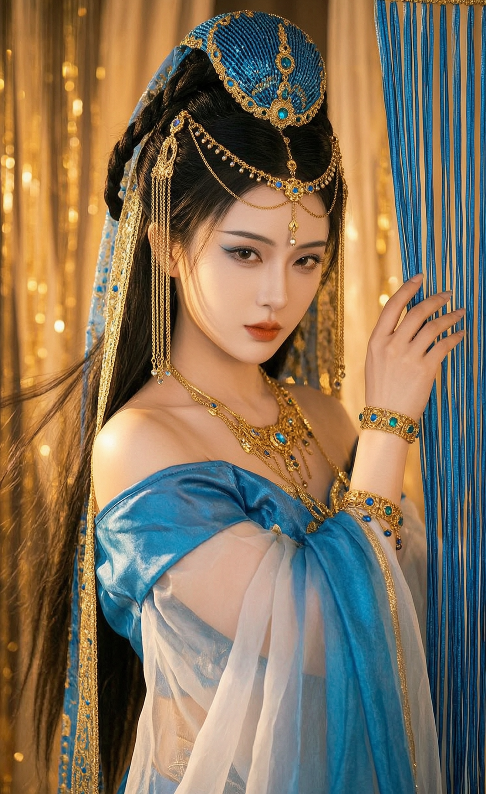 华丽西域舞姬造型写真 | 替换照片一键get同款 - 作品图1