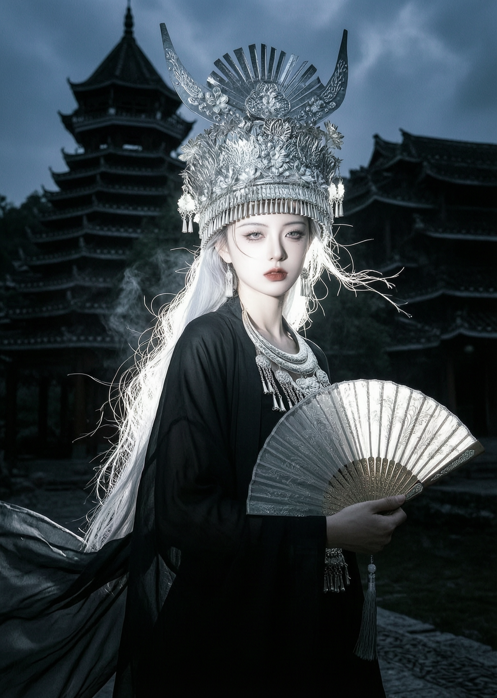 暗黑系苗族妆造写真 | 替换照片一键get同款 - 作品图1