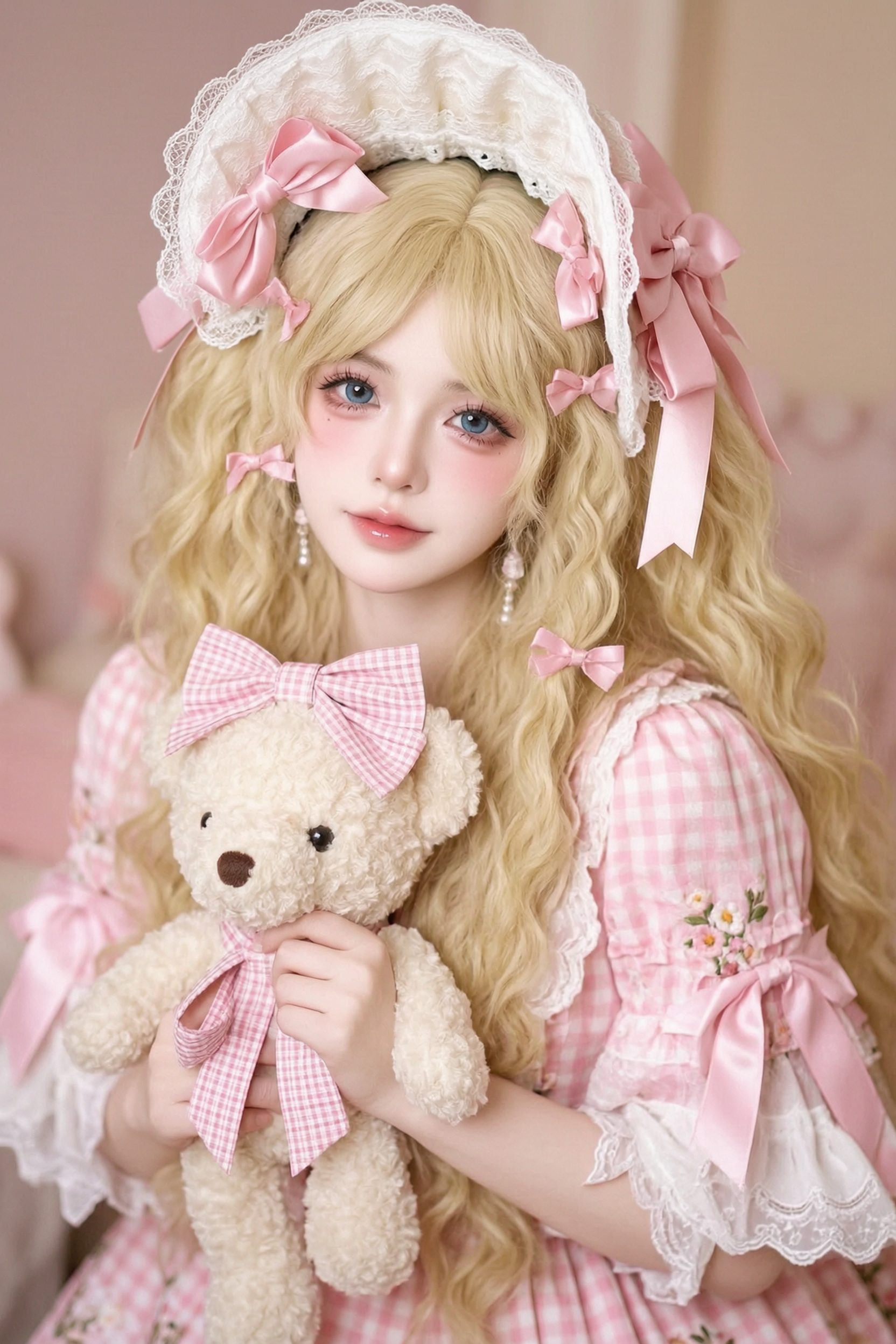 复古粉糯Lolita写真 | 替换照片一键get同款 - 作品图1