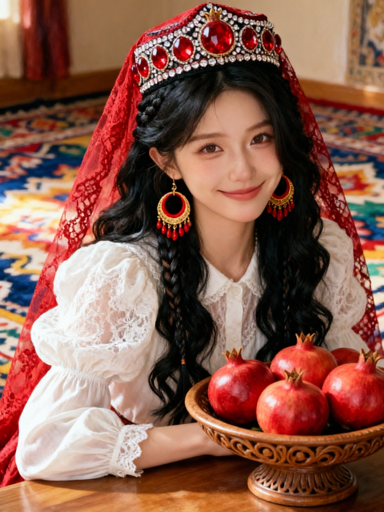 新疆红石榴写真|迪丽热巴同款💕 - 作品图1