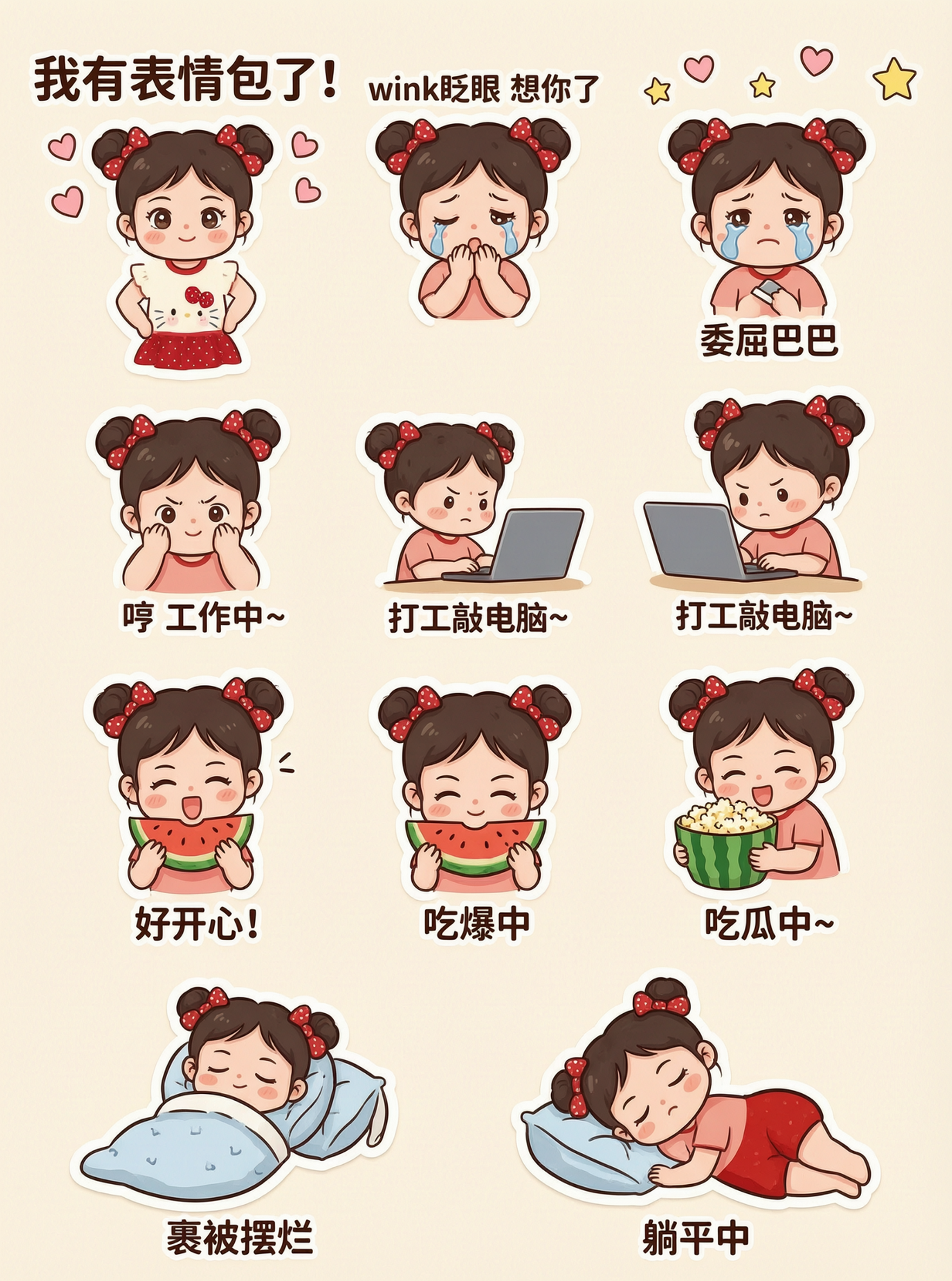 快来定制你的专属表情包吧｜替换一张照片即可 - 作品图1