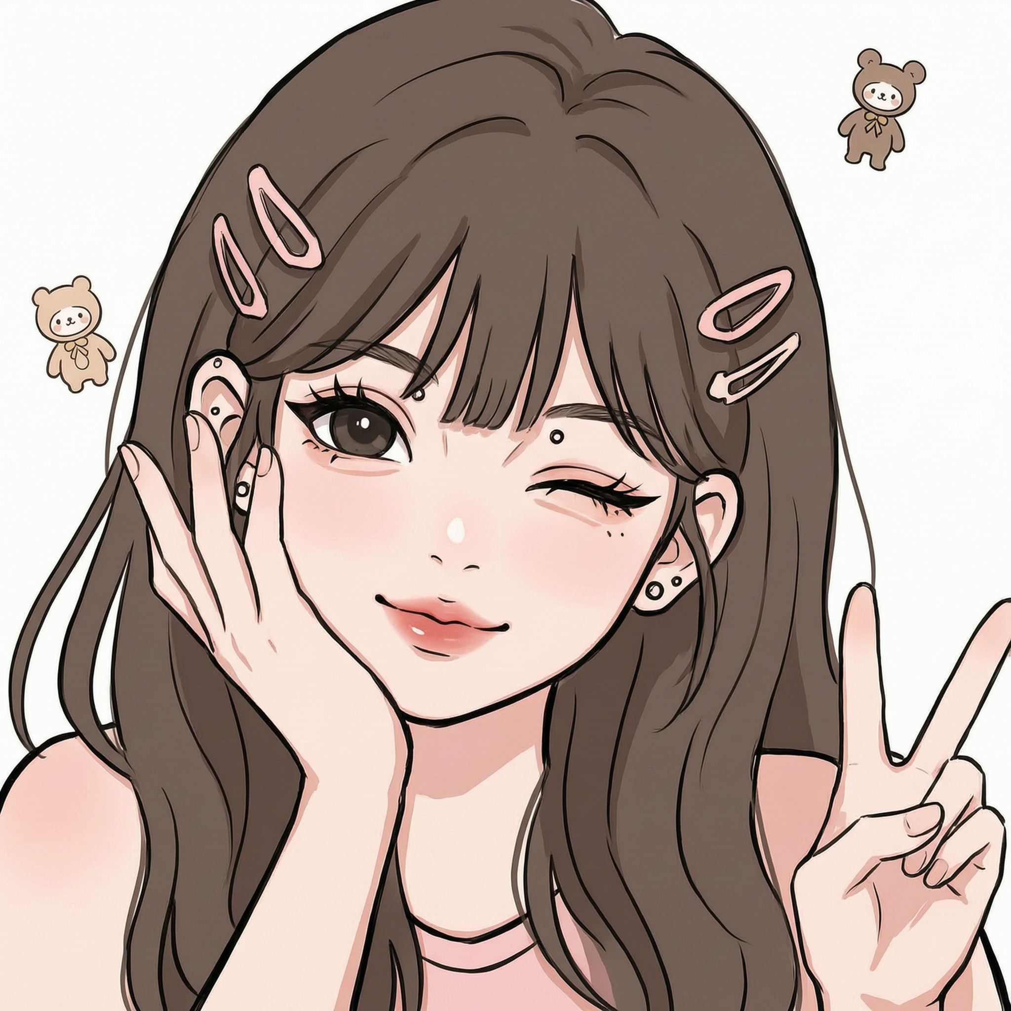 日系二次元插画头像｜一键生成你的专属头像 - 作品图1