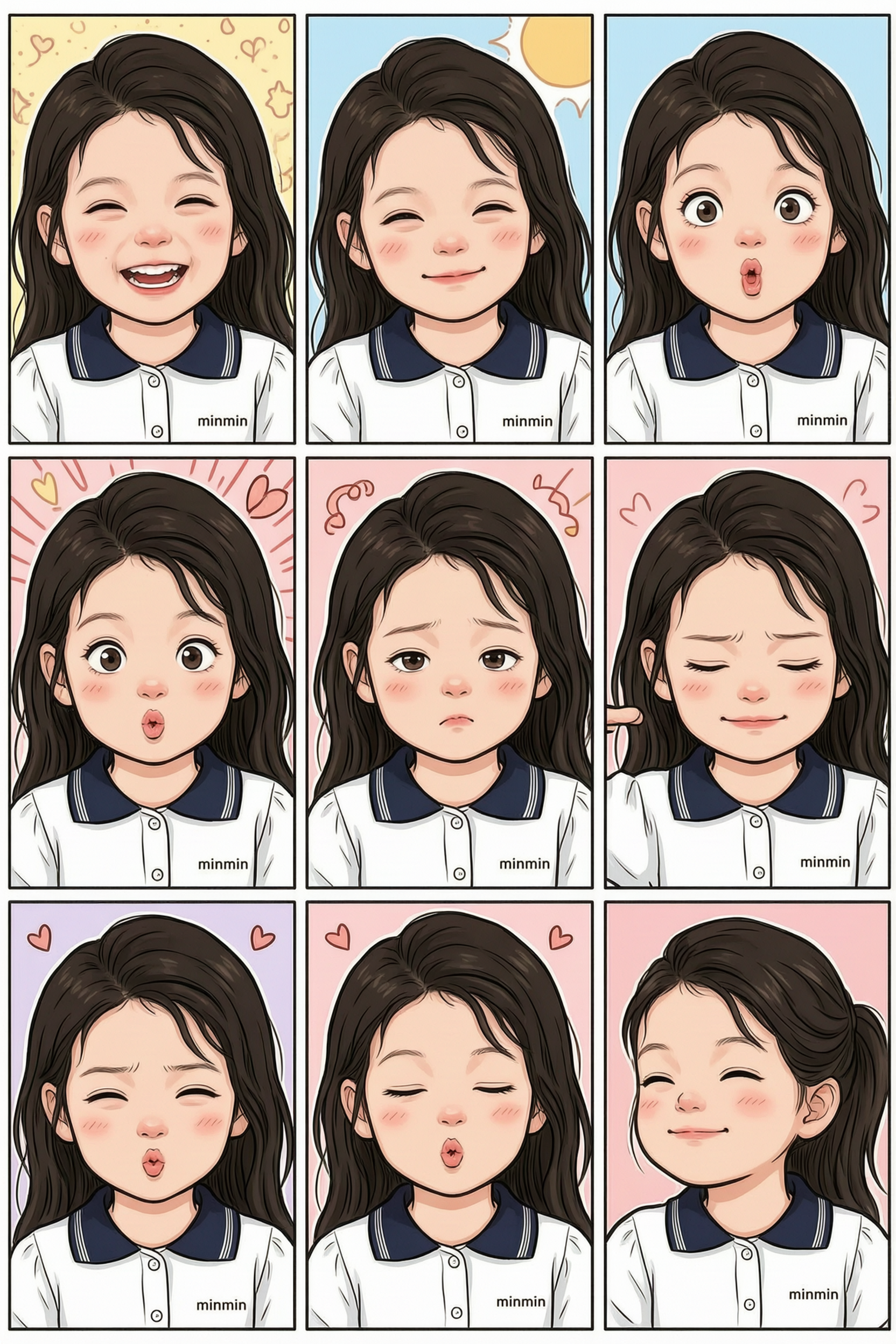 漫画九宫格|替换任意图片做同款 - 作品图1