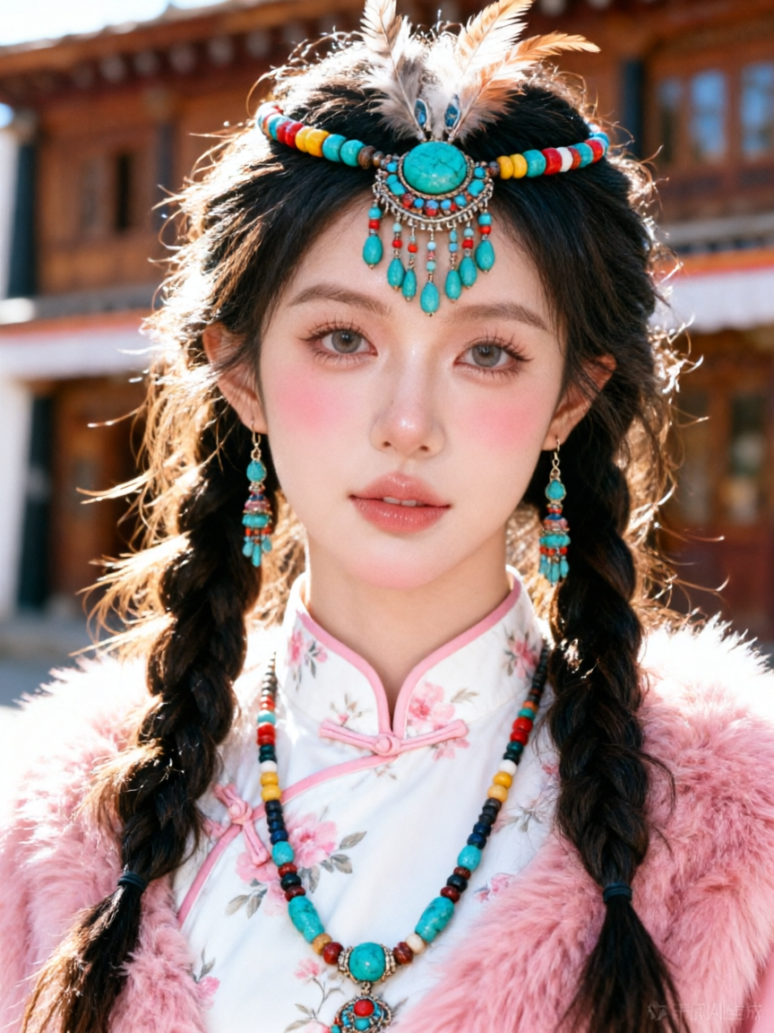 ✨藏式多巴胺|甜美民族写真📸 - 作品图1