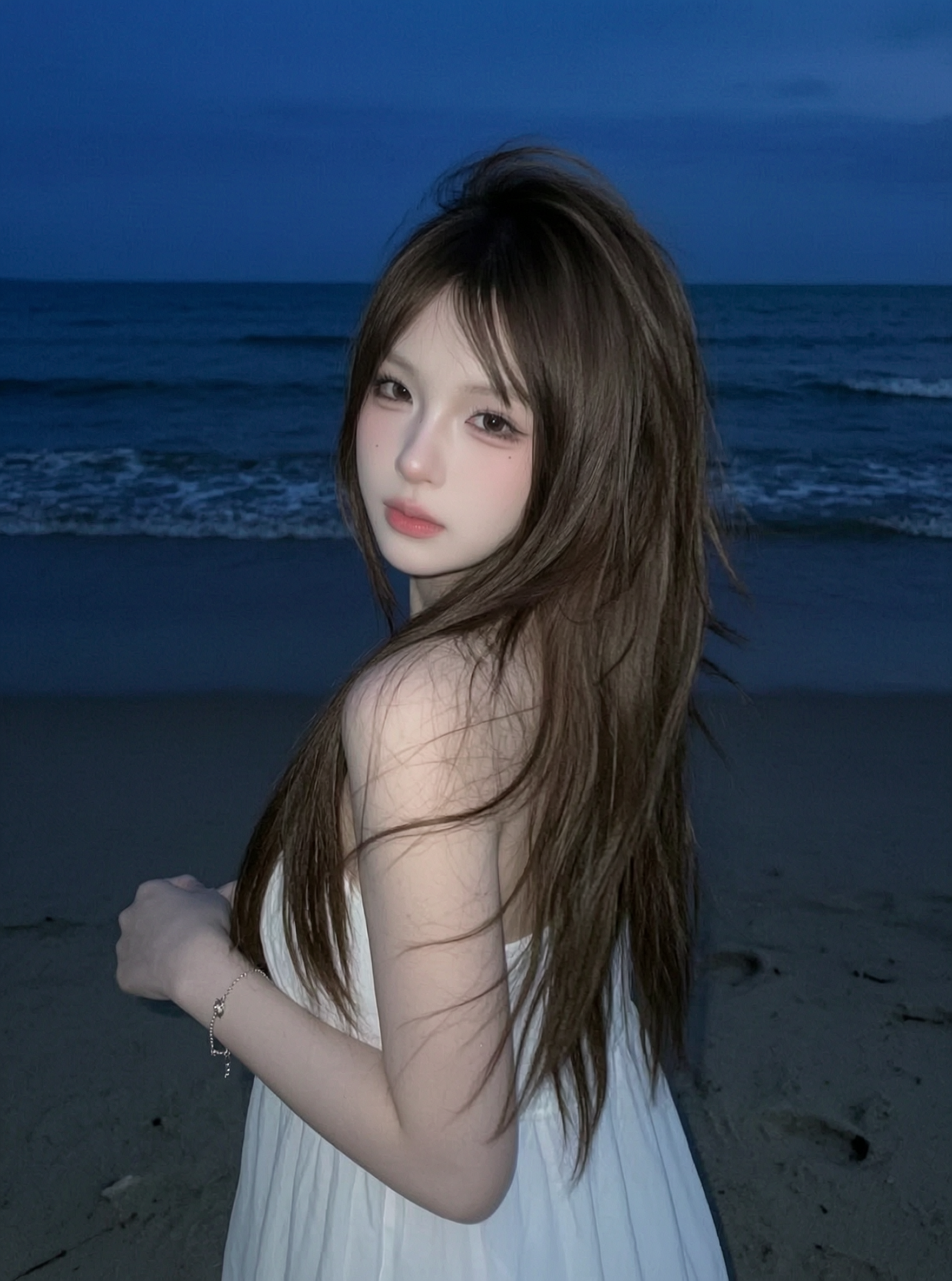 定格海边慵懒时刻 - 作品图1