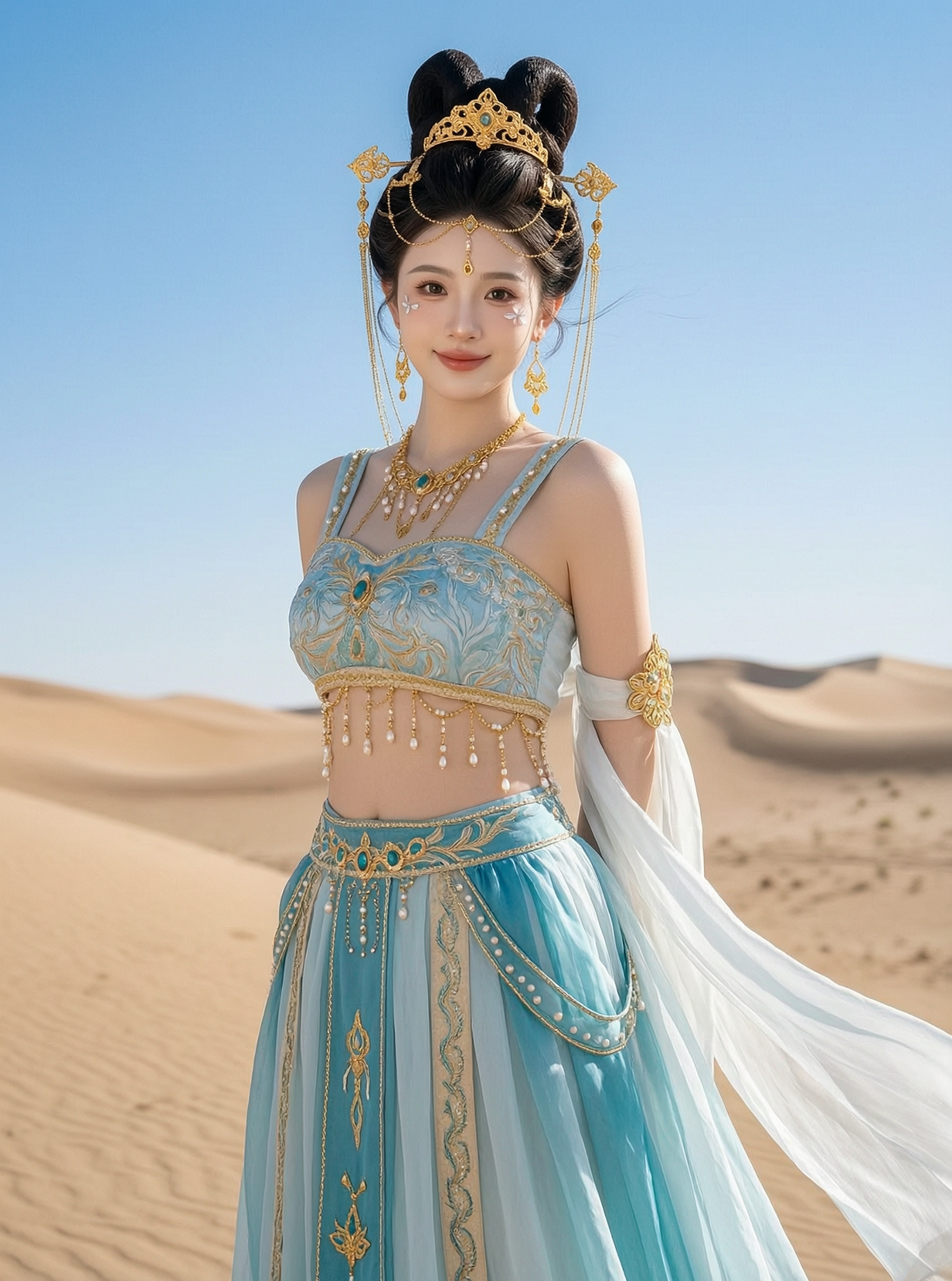 敦煌飞天写真|上传照片做同款 - 作品图1