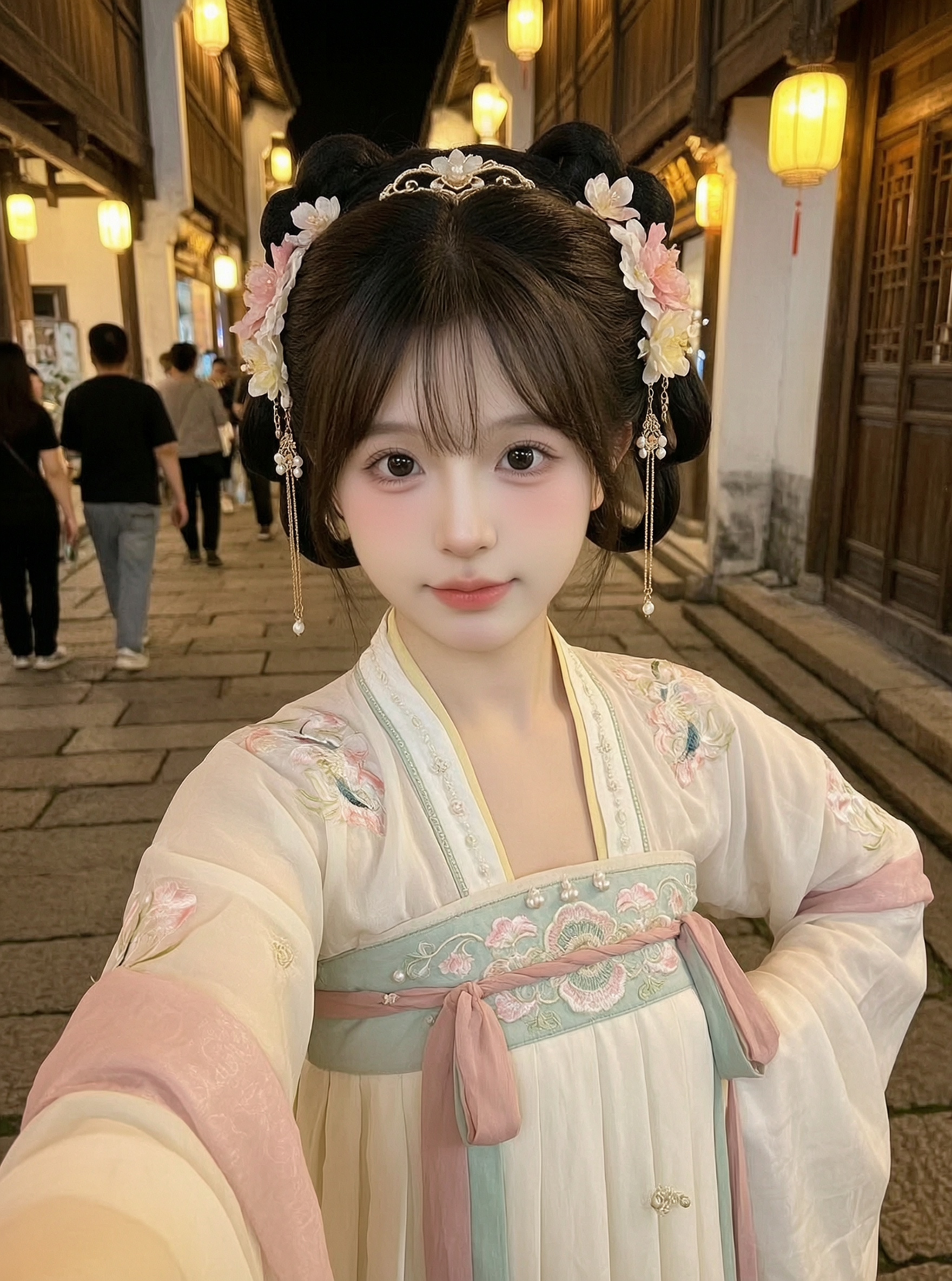 AI古风氛围感日常自拍/导入一张照片即可生成同款 - 作品图1