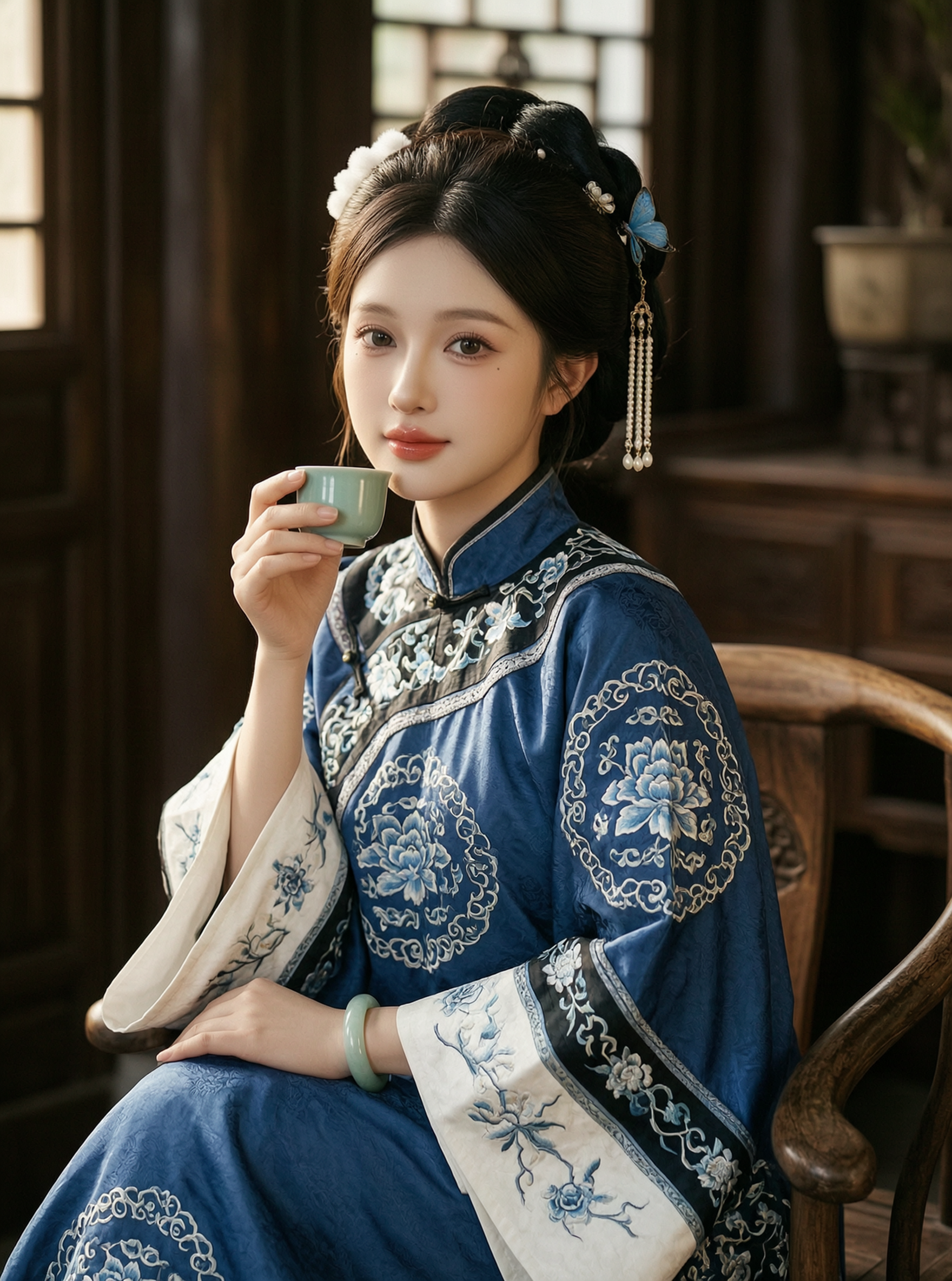 电影质感古风写真 | 替换女生照片做同款 - 作品图1