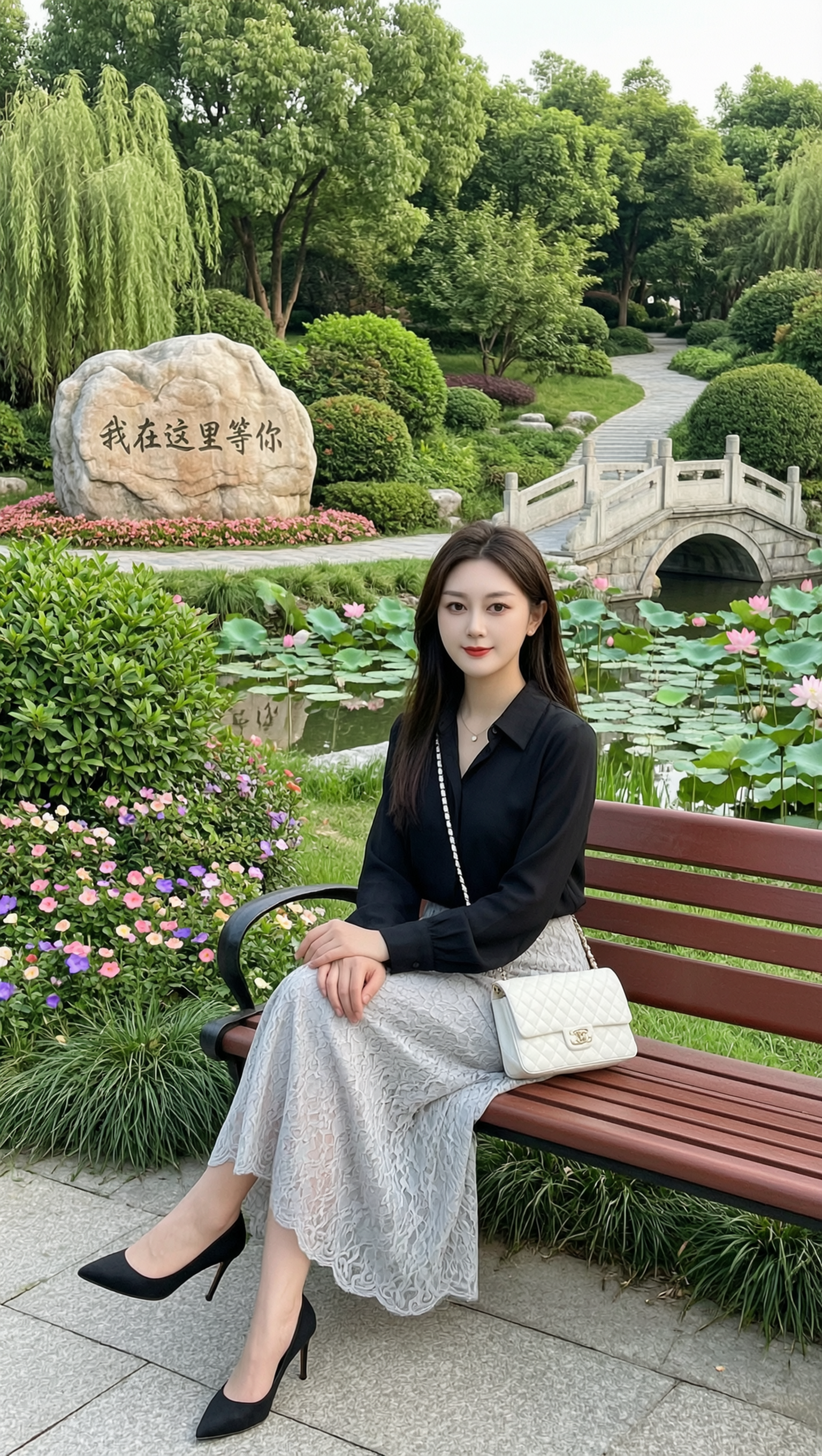 AI温婉优雅的中式美女写真 - 作品图1