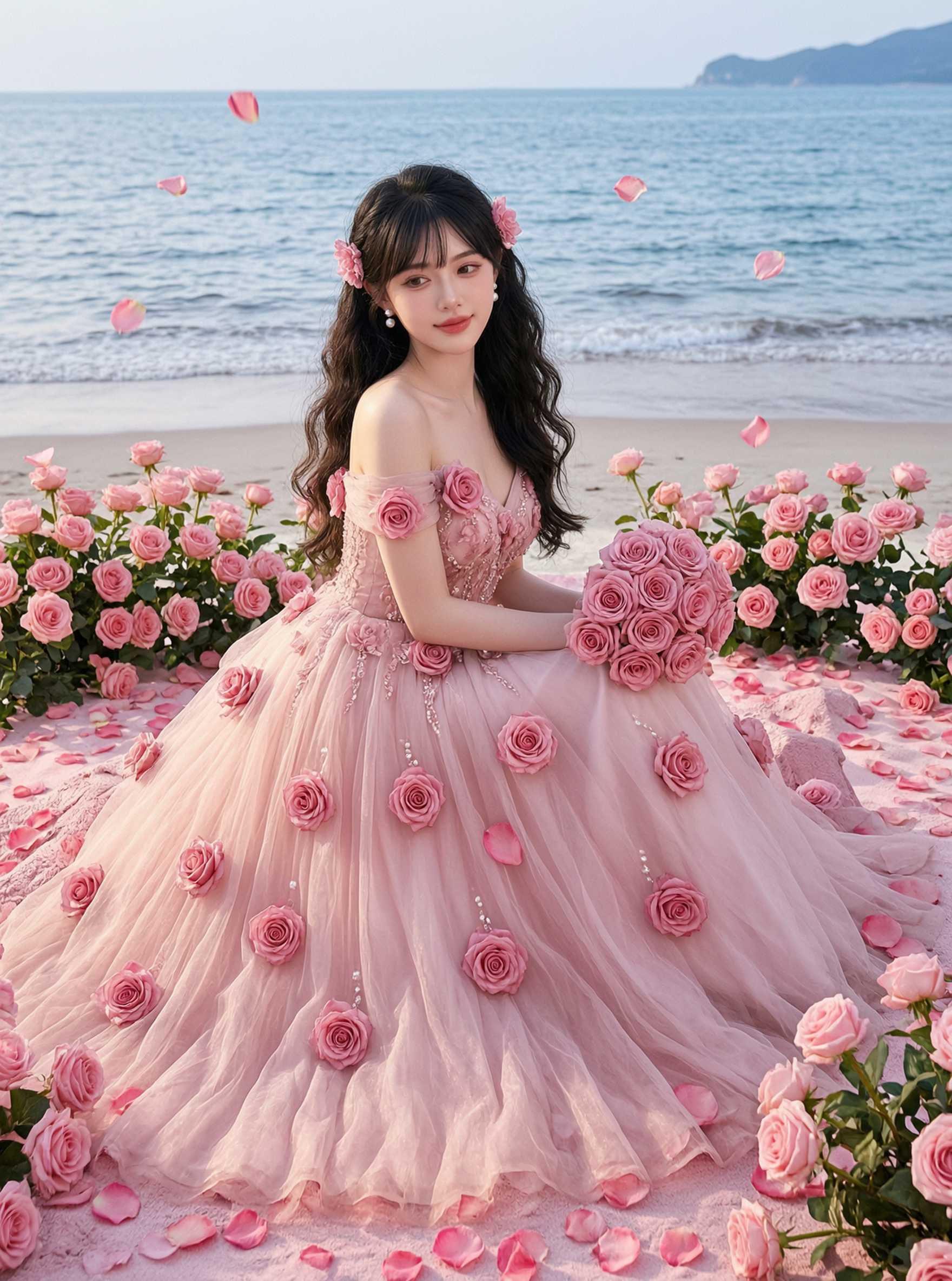 浪漫粉色玫瑰海|女生专用 - 作品图1