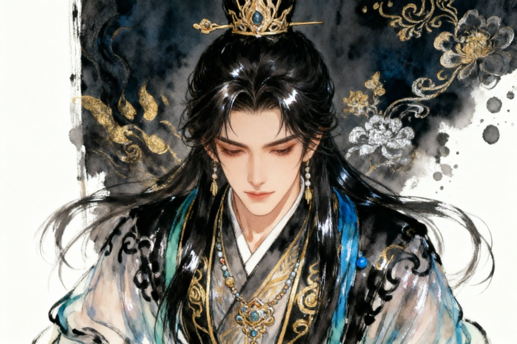 华丽古风水墨|上传照片复刻 - 作品图1
