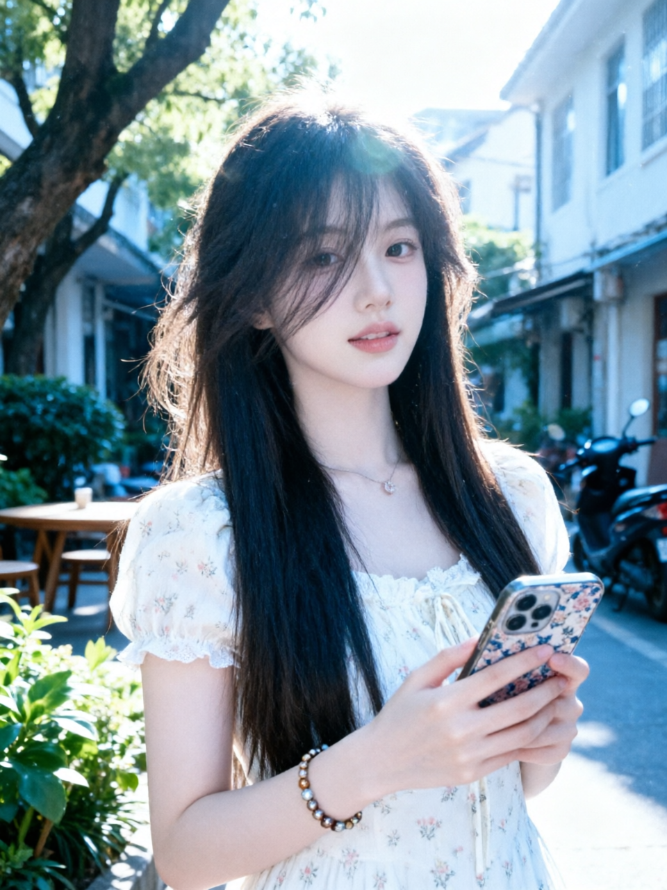 Ccd记录夏日氛围照|替换女生照片复刻 - 作品图1
