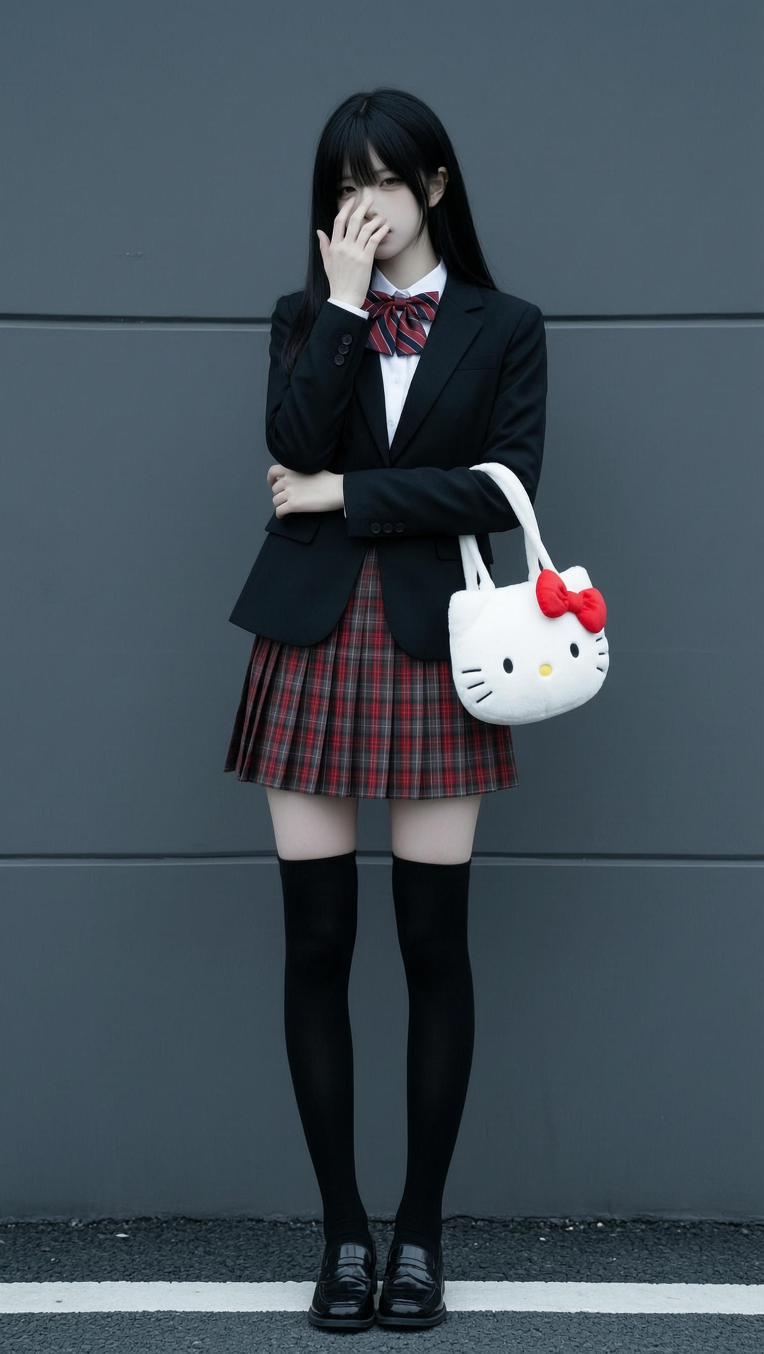 甜酷风少女写真|导入照片一健同款 - 作品图1