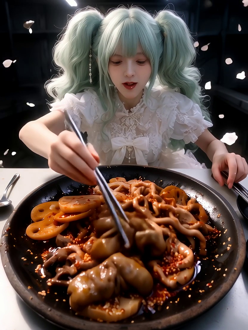 沉浸式吃川味干拌麻辣烫 - 作品图1
