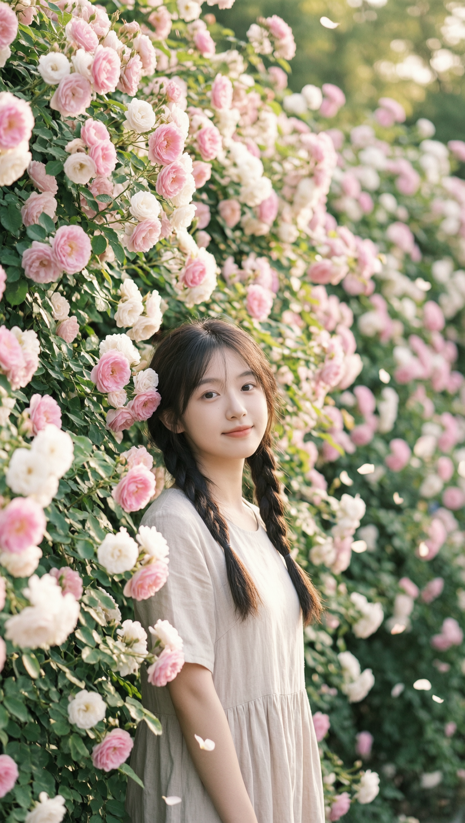 写真丨初夏花卉梦幻人像作品 - 作品图1