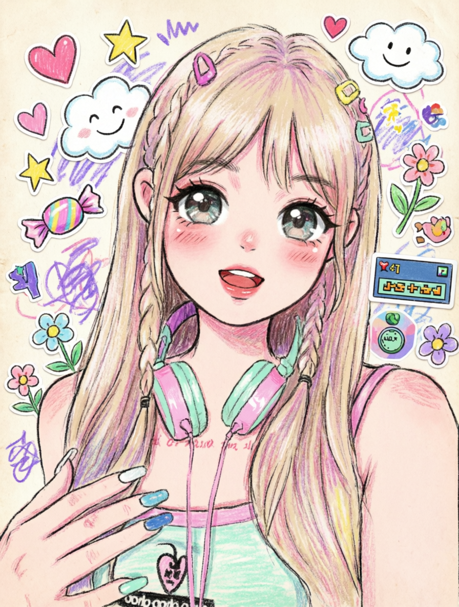 Al彩色插画风格 - 作品图1