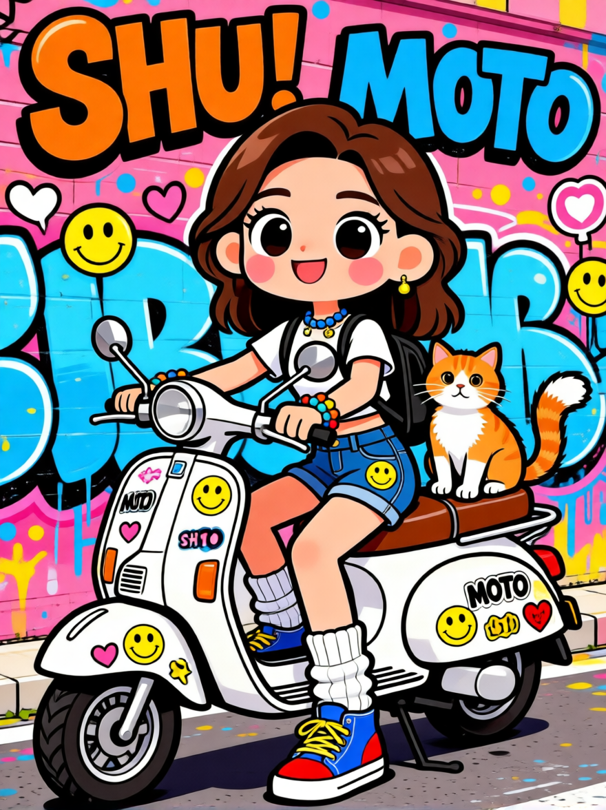 变身涂鸦少女 - 作品图1