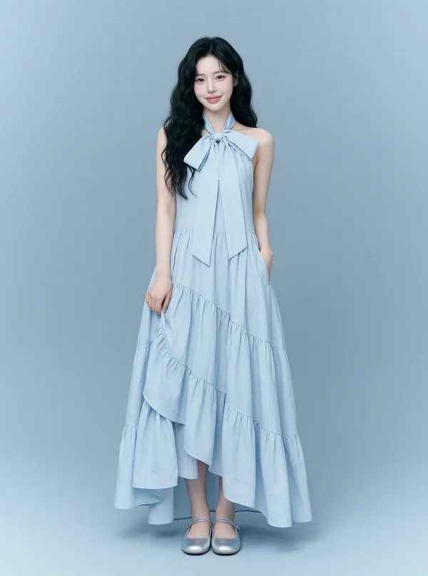 韩系清新蓝女神写真✨️做同款 - C作品