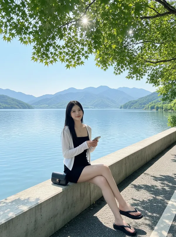 夏日山河随拍女生✨️做同款 - 主图(AI艺术作品)