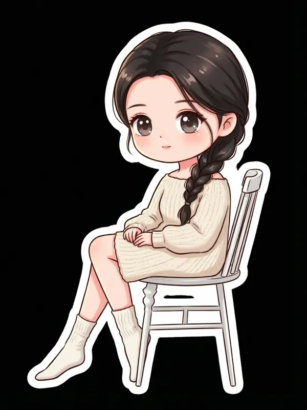 一键照片转Q版贴纸|产品设计 - 主图(AI艺术作品)