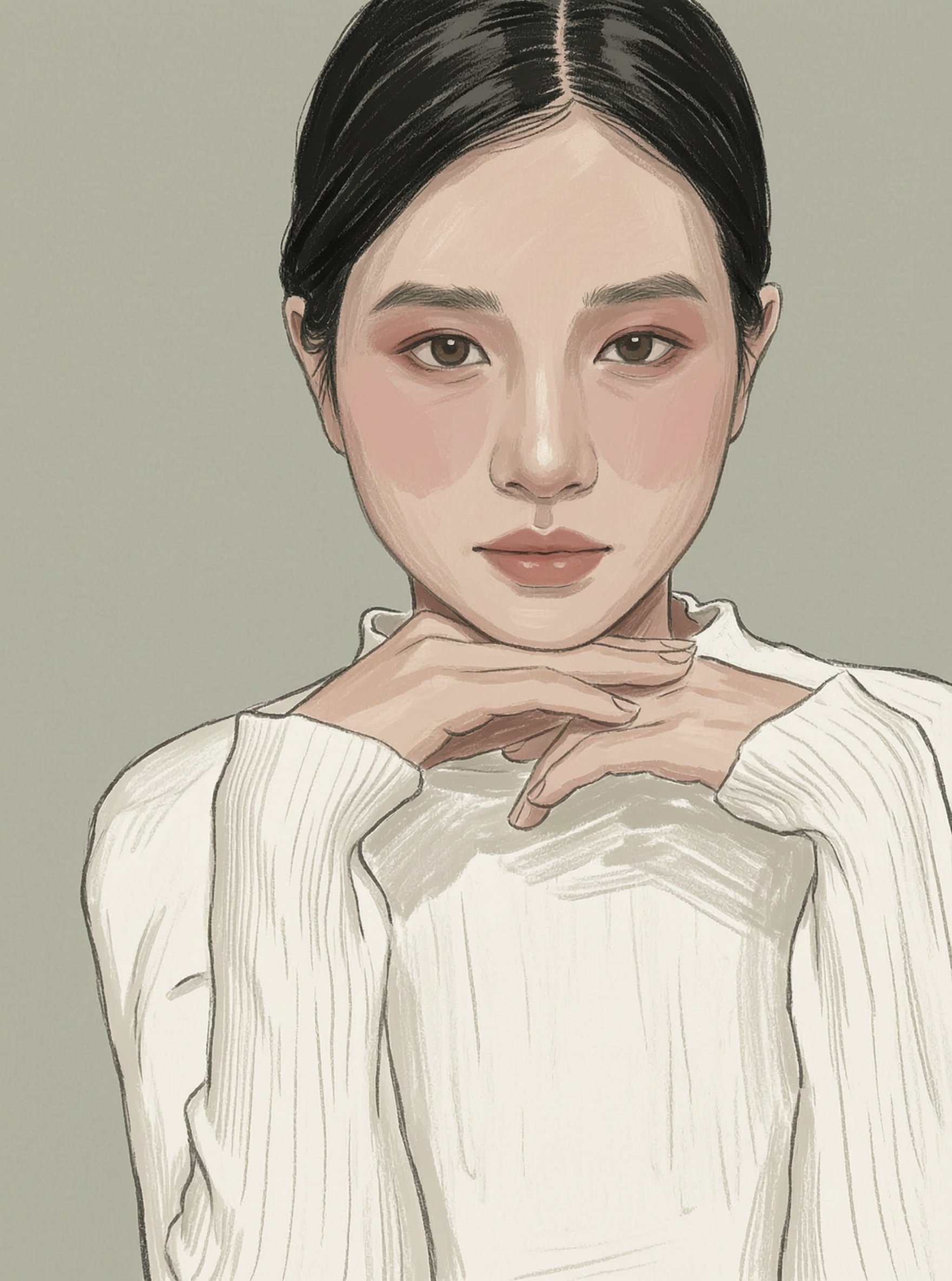 蜡笔画人像|一键即可生成 - 作品图3