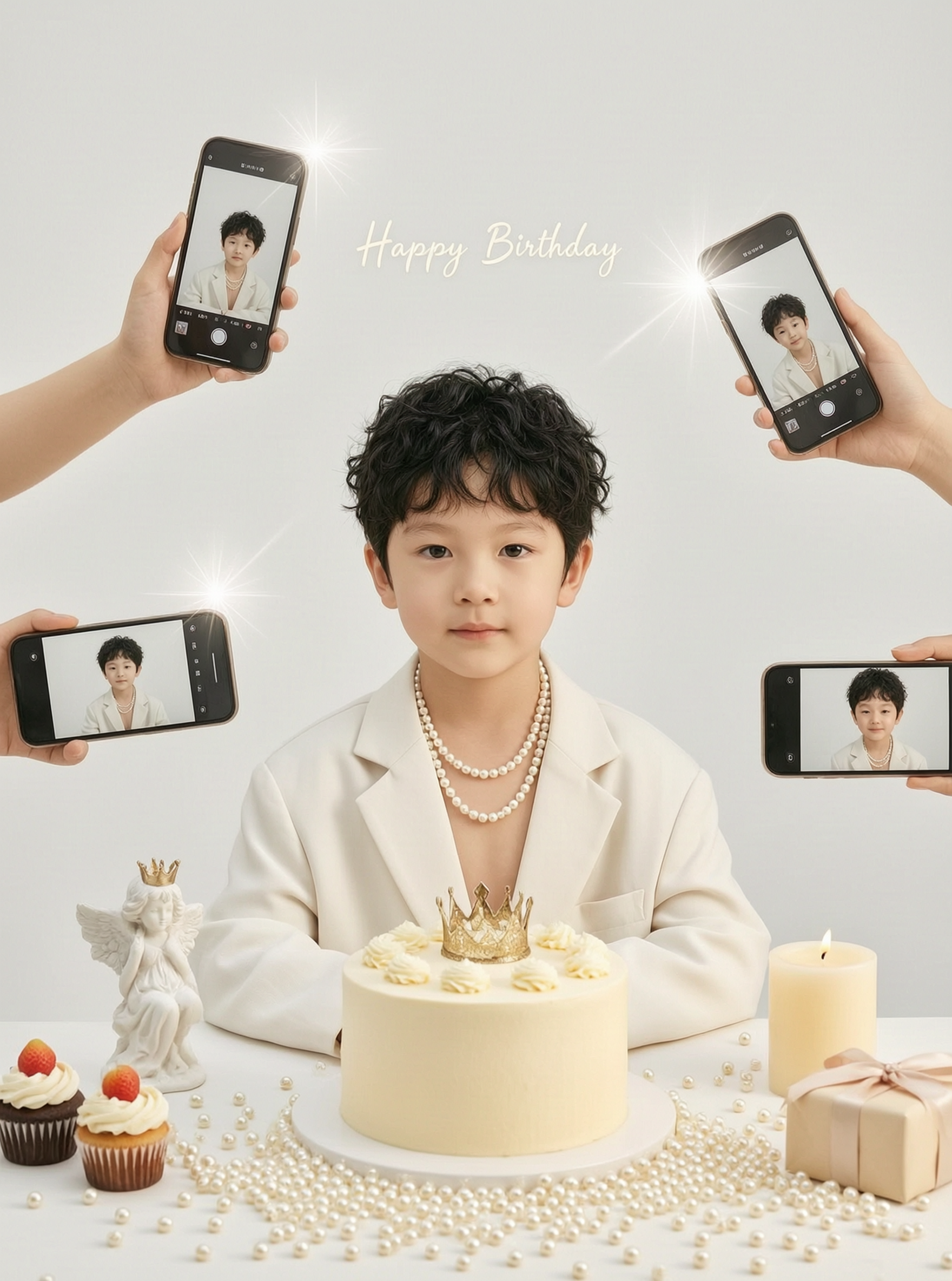 📷儿童生日写真｜上传照片即可生成 - 作品图1