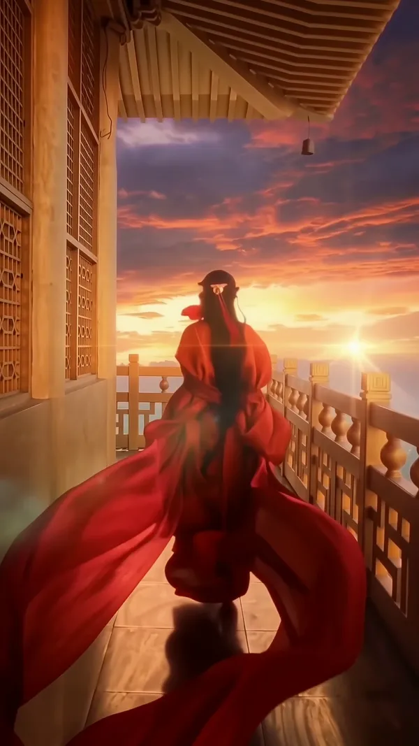 苦海翻起爱恨，这世间难逃避命运｜转场 - 主图（AI艺术作品）