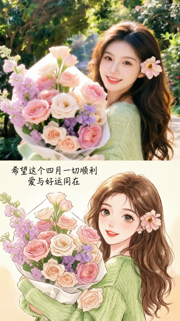 春日元气漫画写真❤传美图一键生成 - 主图（AI艺术作品）