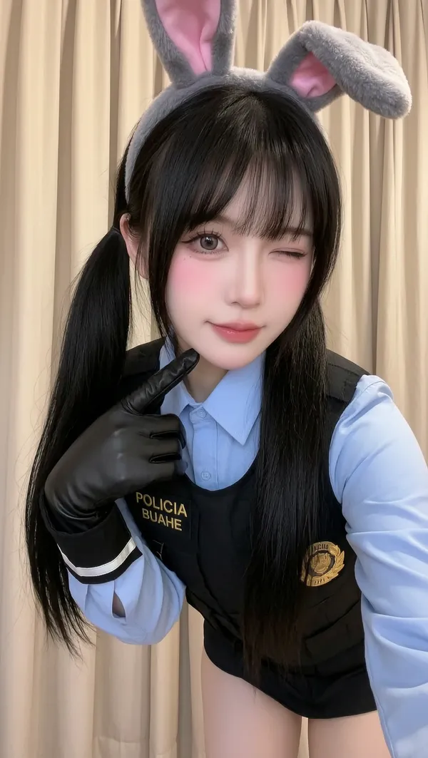 超火软萌兔耳少女美照💫一键get同款 - 主图(AI艺术作品)