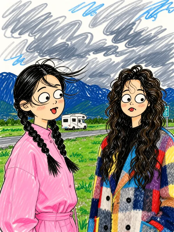 AI超火🔥潦草涂鸦风|上传任何图片一键变潦草 - 主图(AI艺术作品)