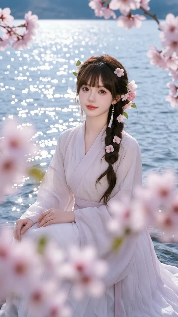 一键同款海边氛围感写真🍃波光粼粼 - C作品