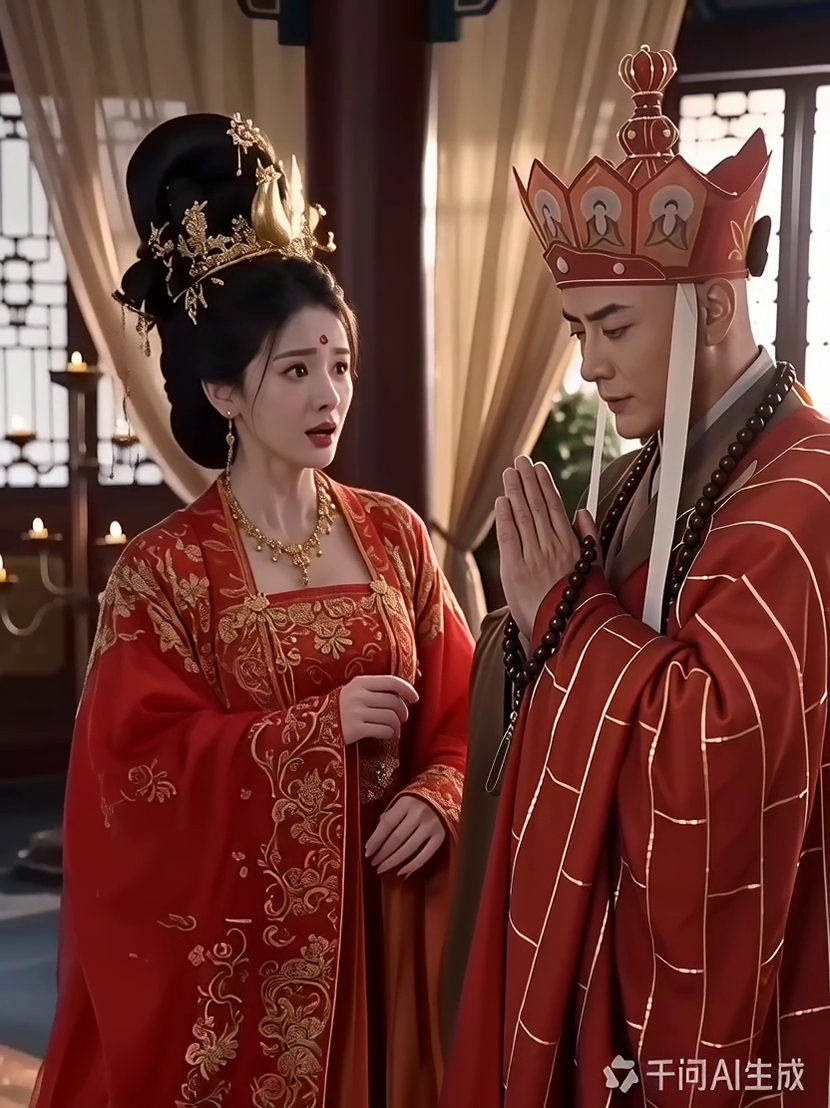  七夕人人盼鹊桥相会，女儿国女王只愿今生，不盼来世 - 作品图1