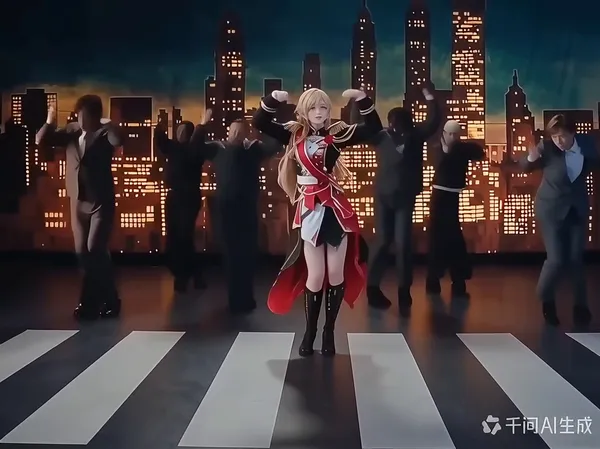 🔥爆全网的蔡徐坤同款舞蹈|替换照片你来跳 - 主图(AI艺术作品)