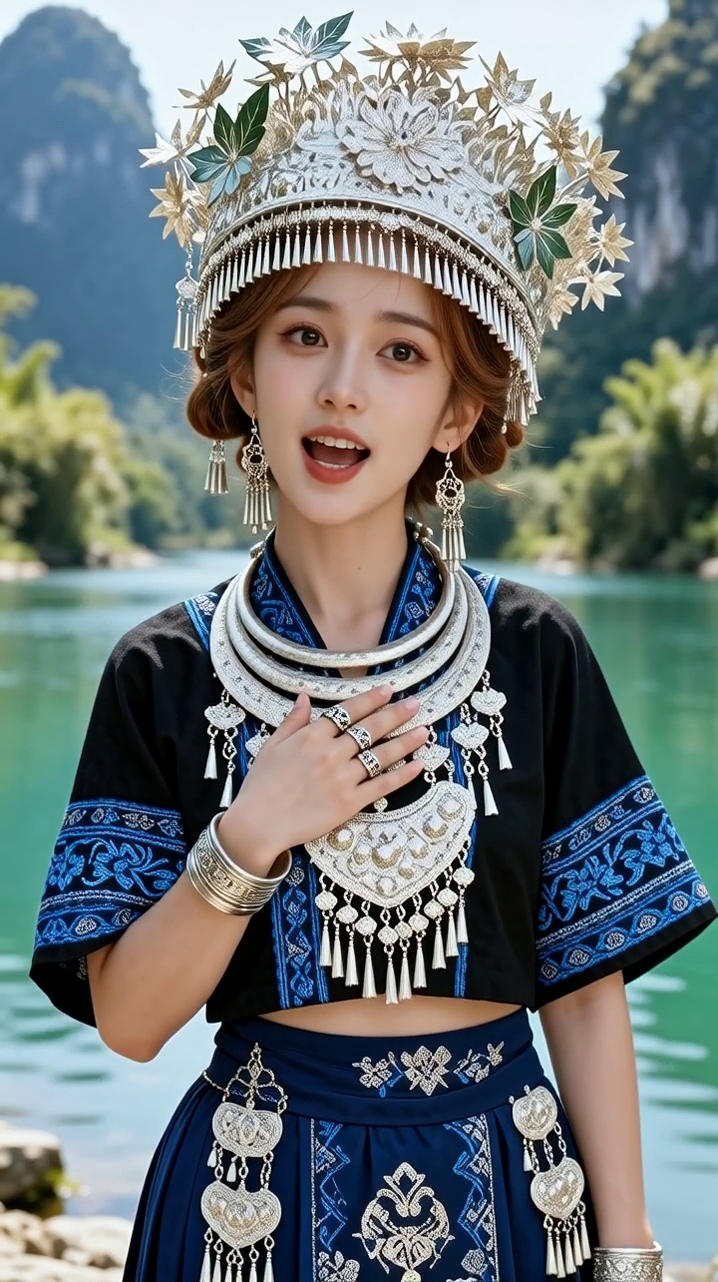 对口型丨山歌好比春江水 - 作品图1