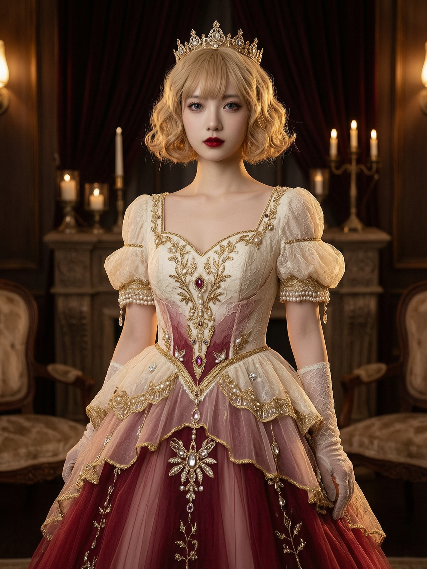 第五人格cos写真红夫人血宴 - 作品图1