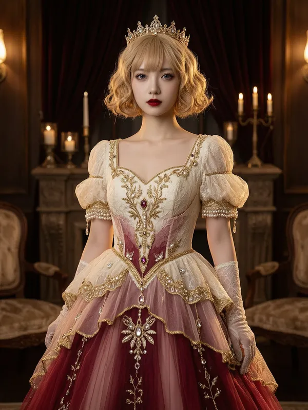 第五人格cos写真红夫人血宴 - 主图(AI艺术作品)